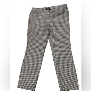 Women's Cynthia Rowley Ankle & Cropped Pants Size 14 Navy & White